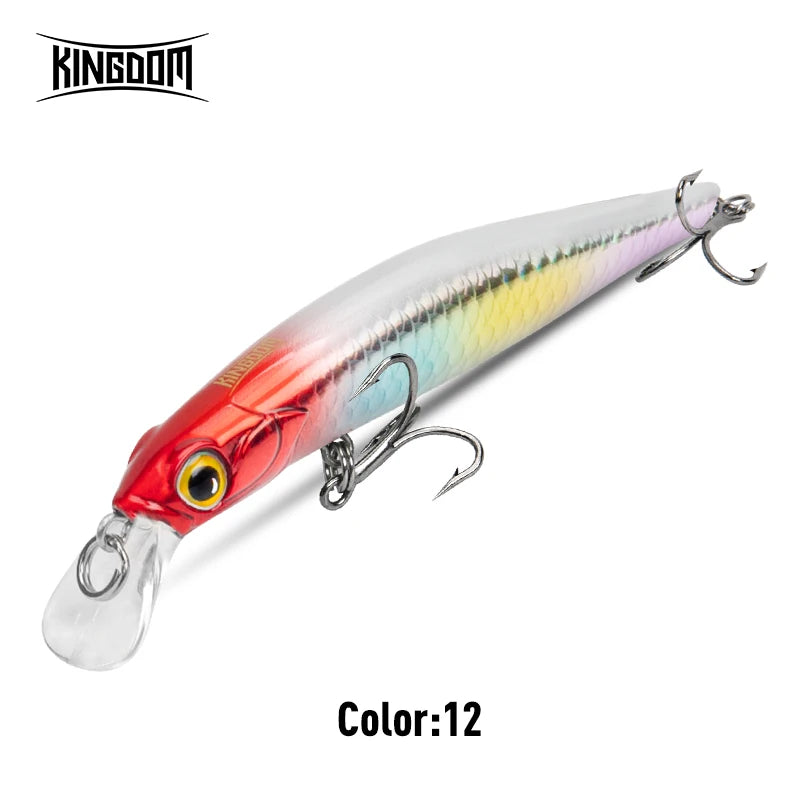 Reino kingart afundando minnow iscas de pesca 6g 9g 14g 18.6g jerkbaits boa ação wobblers fr silêncio iscas duras robalo