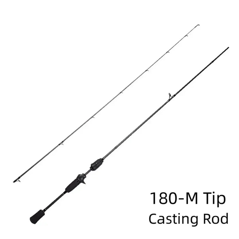 Mavllos linha resoluta 7-17lb vara de fundição de pesca de baixo isca 7-21g 30t carbono m ponta 1.8m ligth truta vara de fiação de pesca