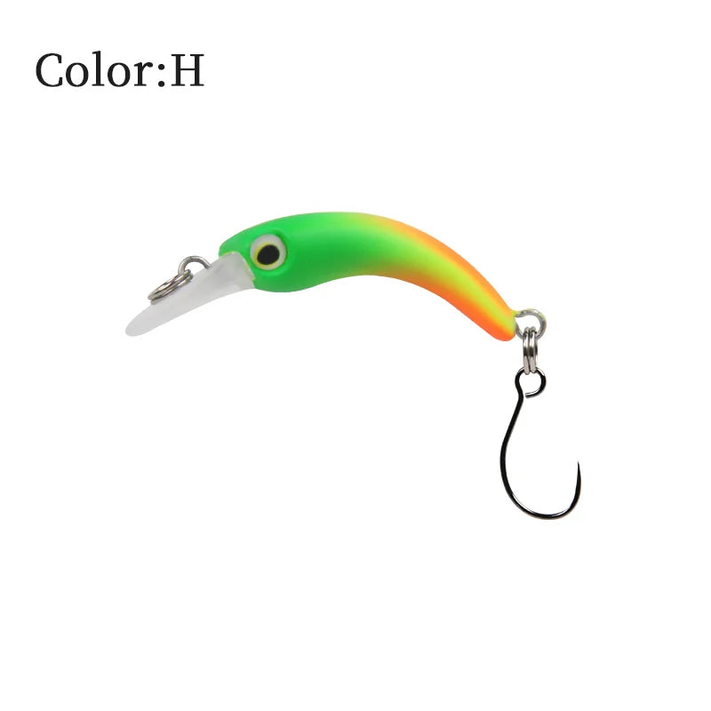 LETOYO flutuante truta isca de pesca 40mm 1.2g micro artificial 4cm minnow isca dura mini iscas jerkbait para a área da truta baixo poleiro