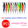 3 pçs/caixa japão afundando lento minnow iscas de pesca 12cm 14g jerkbait baixo pique carkbait wobblers swimbait isca profissional