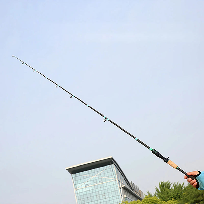 Light Carbon Fiber Lure Fishing Rods, Spinning Baitcasting Rod, Squid Octopus Boat Fishing, Ação ML, 1.8-2.1m, 4, 5 Seção, 3.5g-14g
