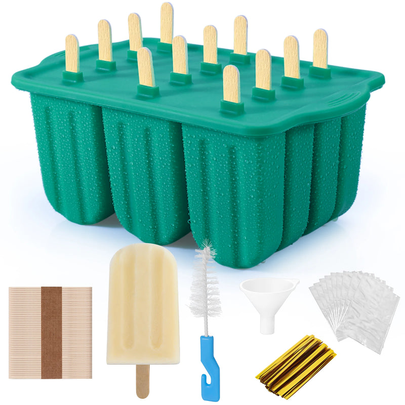 Novo verão vendas quentes ferramentas de sorvete com varas de madeira moldes de picolé de silicone personalizado mini molde de picolé de sorvete de silicone