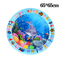 Tapete de jogo sensorial de água engrossado tapete de água inflável para gato e cão pet playmat com peixe mar oceano tema brinquedo sensorial água