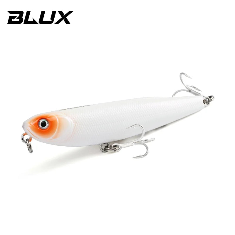 Blux stray cão topwater lápis 70mm 8.2g superfície walker isca de pesca caminhada o cão artificial água salgada baixo isca dura enfrentar