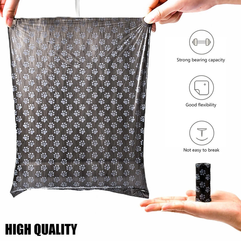 30 rolo sacos de cocô de cão descartáveis sacos de resíduos de animais de estimação sacos de resíduos de cão design cocô de animal de estimação limpo pegar saco de osso dispensador ferramentas