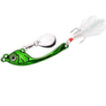 Spinners de pesca vib tremor lantejoulas spinners truta metal minnow popper manivela iscas de pesca truta iscas com ganchos para água salgada