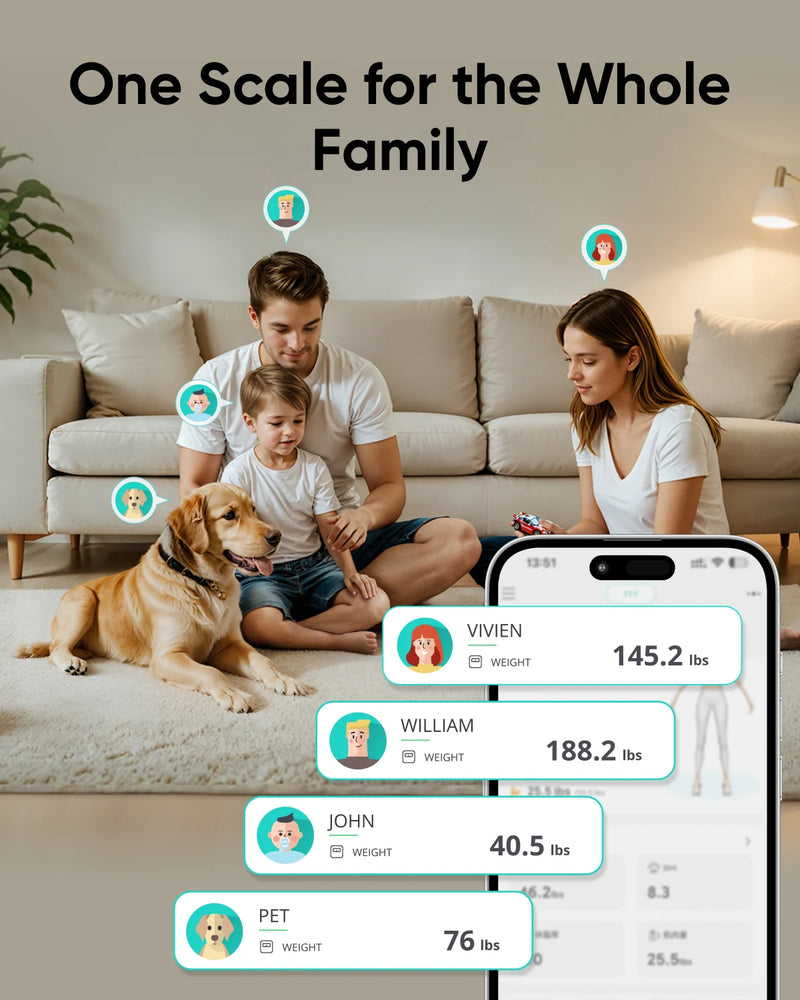 Eufy Smart Scale C20 Balança digital de gordura corporal para banheiro com tela TFT maior, display multifuncional para uso offline