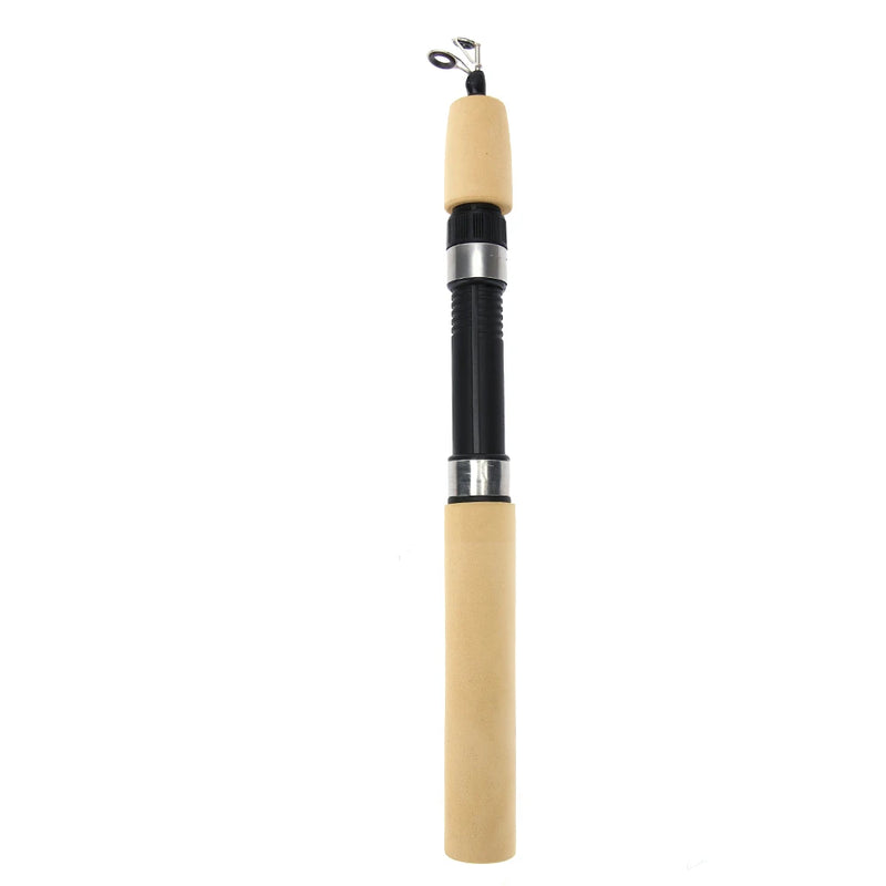 60 80 100cm mini telescópica vara de pesca no gelo portátil fibra carbono rio camarão carpa pesca pólo inverno vara de pesca enfrentar pesca