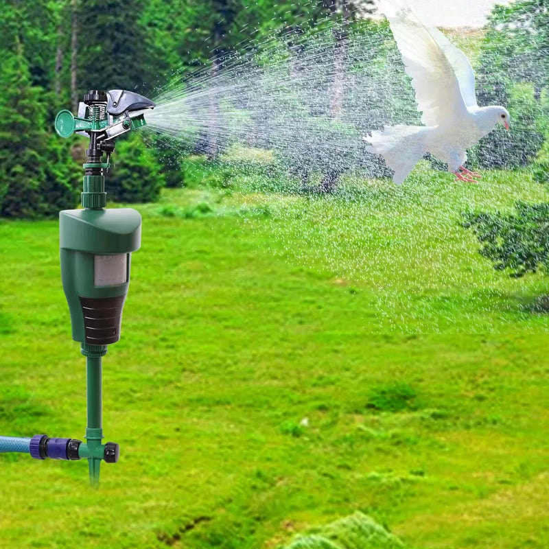 Sprinkler movimento Deterrent Jardim Controle De Pragas Jet Spray Aves Repelente Condução Pequenos Animais Repelente Usado