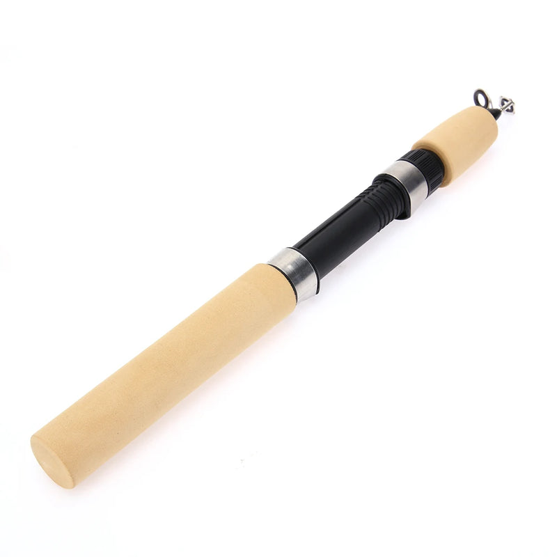 60 80 100cm mini telescópica vara de pesca no gelo portátil fibra carbono rio camarão carpa pesca pólo inverno vara de pesca enfrentar pesca