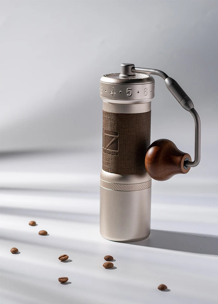 1Zpresso KUltra Moedor de café manual Moinho portátil 48mm Rebarba de aço inoxidável