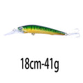 48-90-95g isca de pesca mergulho profundo minnow isca artificial wobblers enfrentar pesca carpa pique walleye original mar isca de pesca