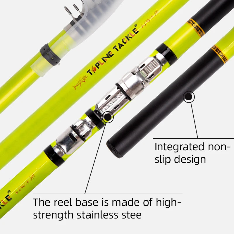 Telescópica Rocha Pesca Rod 3.0M Spinning Fly Carp Alimentador De Fibra De Carbono Mini Viagem Ultra Light Fly Pesca Rod Pesca
