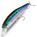 Afundando minnow 19g flutuante jerkbait 15g isca de pesca ganchos agudos swimbait pesca popper enfrentar wobbler manivela isca artificial