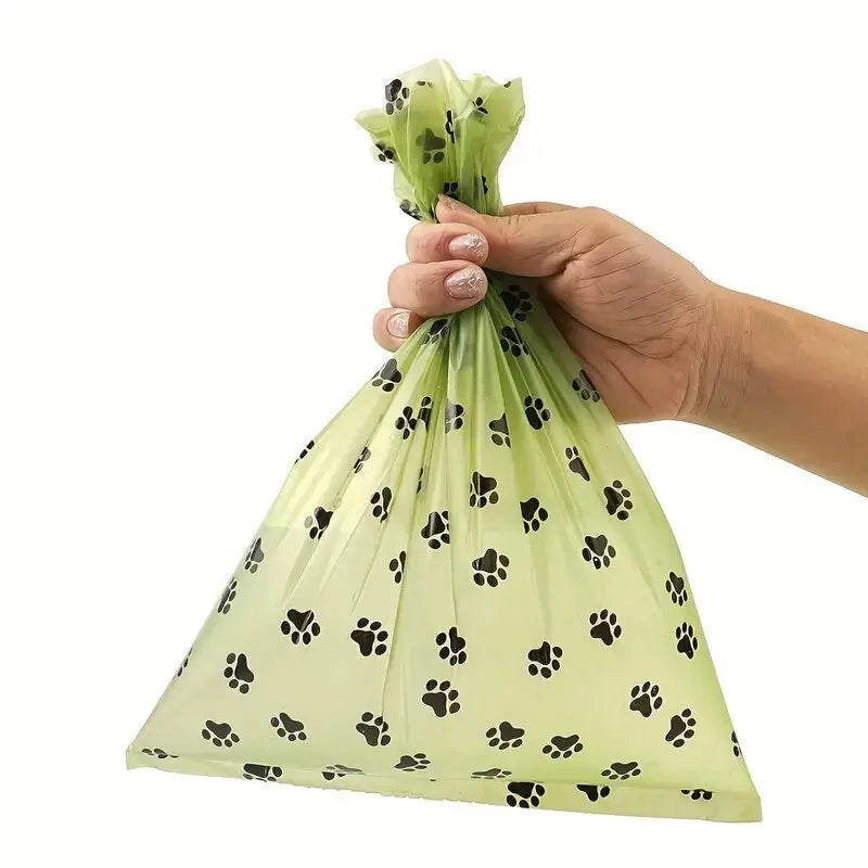 240 sacos grossos do cocô do cão dos pces/16 rolos, saco de resíduos do animal de estimação à prova de vazamento para caminhadas ao ar livre do cão