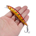 1 pçs minnow isca de pesca 95mm 8g flutuante isca dura wobbler jig isca crankbait carpa listrado baixo pesca equipamento de pesca swimbait