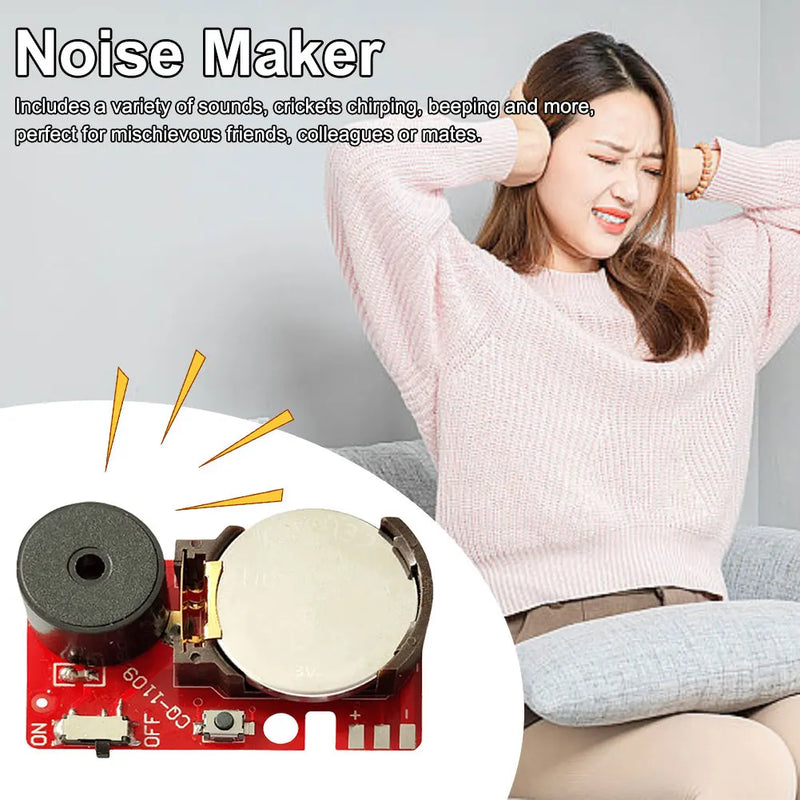Prank Esconder Buzzer irritante, Office Noisemakers Brinquedo, Irritante Noise Maker, Mini Bip Dispositivo engraçado, Home Party Props, 6-1Pcs