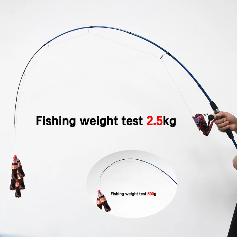 BIUTIFU Baitcasting Spinning Viagem Carbono 4/5 Seção Varas De Pesca Peso Fundição 5-20g Poder Ultraleve Isca Truta Mini Pólo