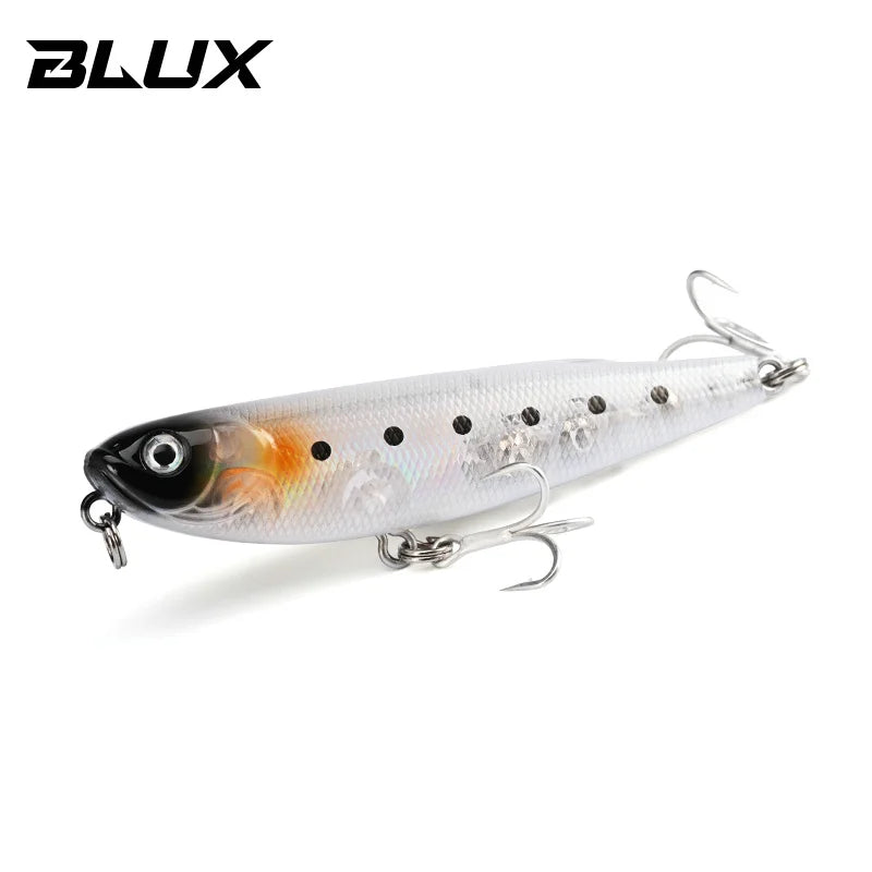 Blux stray cão topwater lápis 70mm 8.2g superfície walker isca de pesca caminhada o cão artificial água salgada baixo isca dura enfrentar