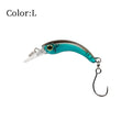 LETOYO flutuante truta isca de pesca 40mm 1.2g micro artificial 4cm minnow isca dura mini iscas jerkbait para a área da truta baixo poleiro