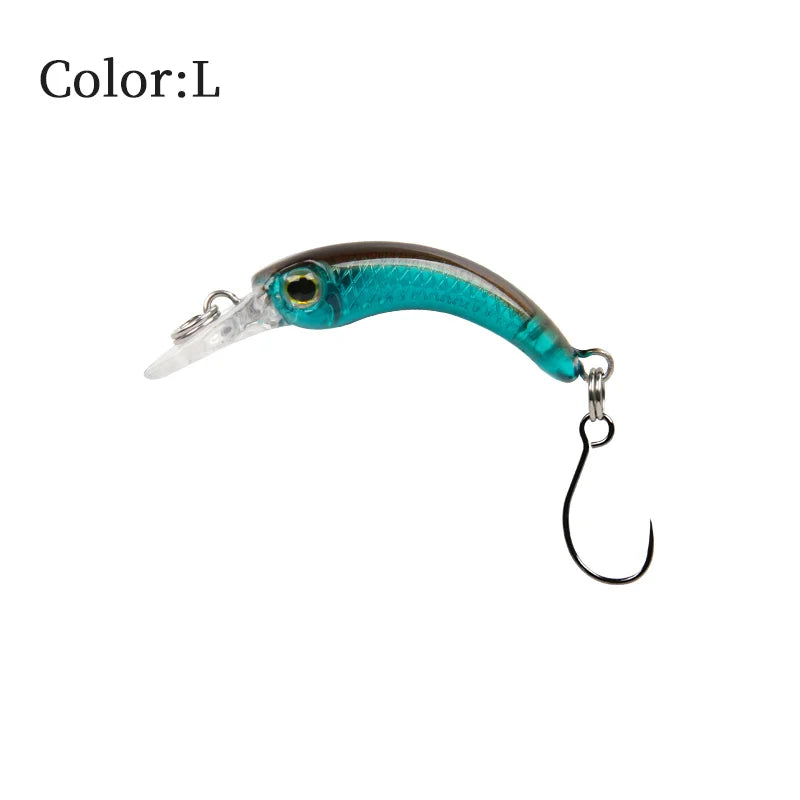 LETOYO flutuante truta isca de pesca 40mm 1.2g micro artificial 4cm minnow isca dura mini iscas jerkbait para a área da truta baixo poleiro