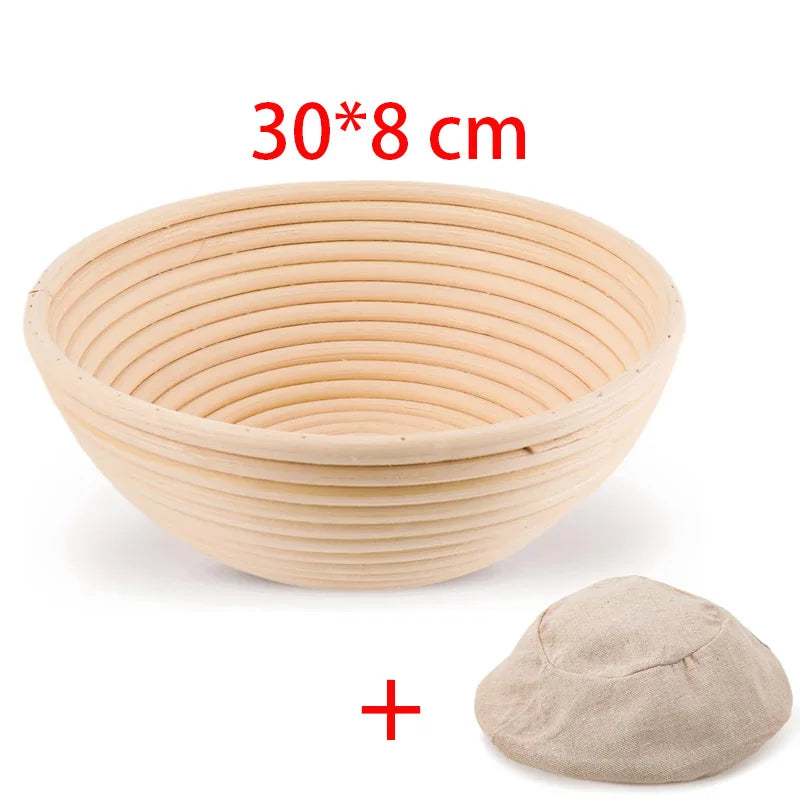 Cesta de impermeabilização de pão de vime, cesta de pão oval, fermentação de massa de vime, banneton de massa fermentada