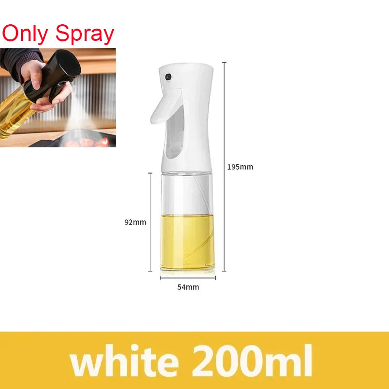 Pulverizador de óleo em spray de plástico 2 em 1, 500ml, garrafa, dispensador de óleo, galheteiro, churrasco, cozinha, assar, piquenique, ferramenta de cozinha