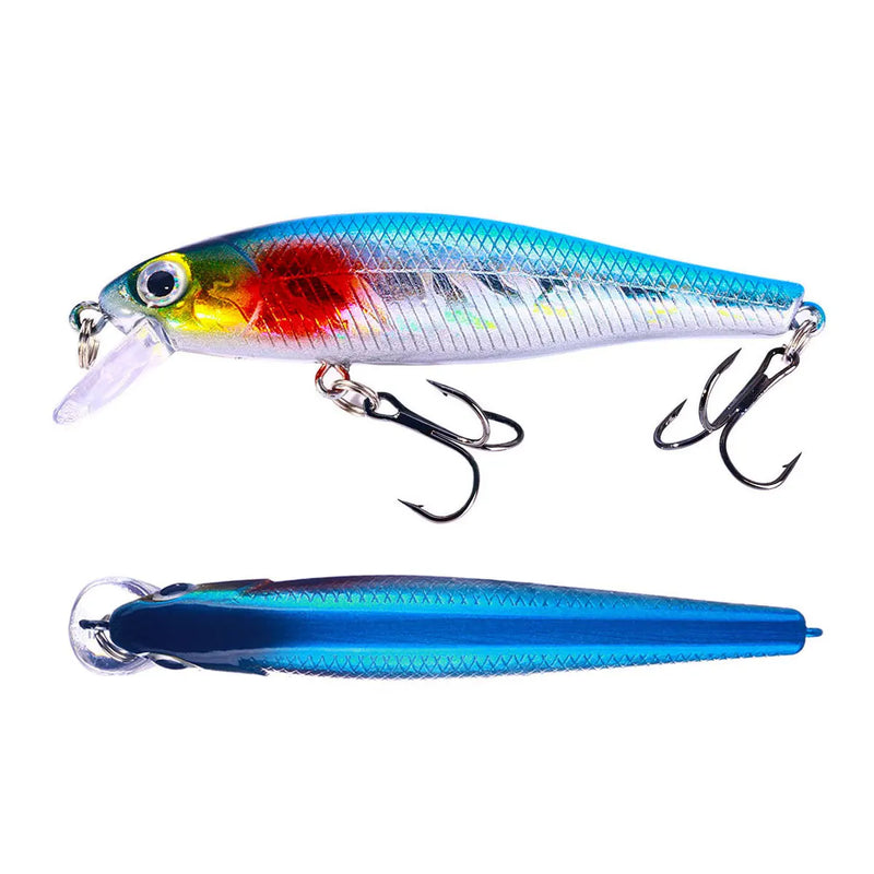Minnow manivela wobbler jerkbait isca de pesca 8.8cm 9g isca artificial carkbait swimbait enfrentar para baixo pique carpa
