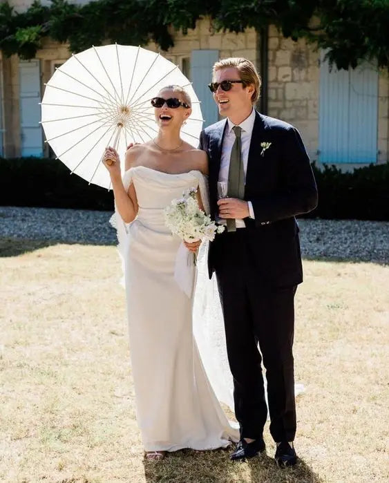 10-30 pçs guarda-sol de papel guarda-chuvas de papel chinês diy guarda-chuva branco fotografia adereços verão brancos festa casamento nupcial 60/80cm