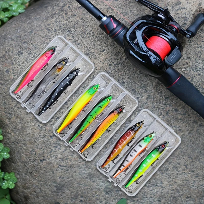 3 pçs/caixa japão afundando lento minnow iscas de pesca 12cm 14g jerkbait baixo pique carkbait wobblers swimbait isca profissional