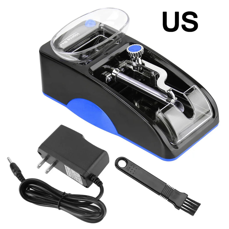 Electric Automatic Cigarette Rolling Machine, Tobacco Roller, Smoking Tool, DIY Injector Maker, Acessórios para fumar, UE, EUA Plug