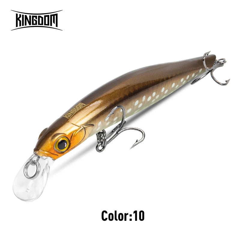 Reino kingart afundando minnow iscas de pesca 6g 9g 14g 18.6g jerkbaits boa ação wobblers fr silêncio iscas duras robalo