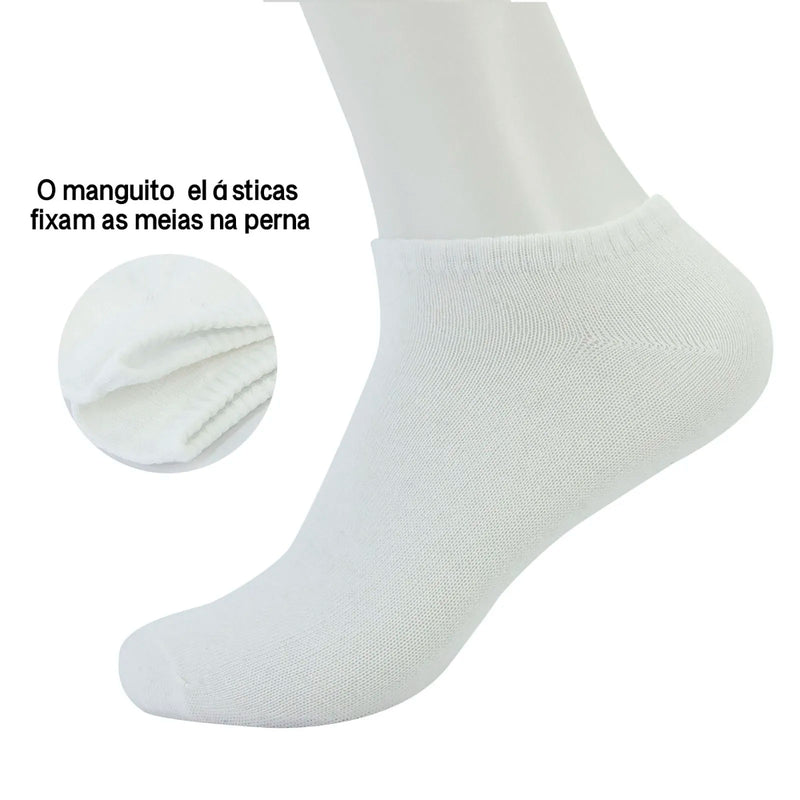 meias masculina kit 12 pares，12 Pares meias masculino,Meias De Barco，meias esportivas，meias de algodão masculino，respirável,mens