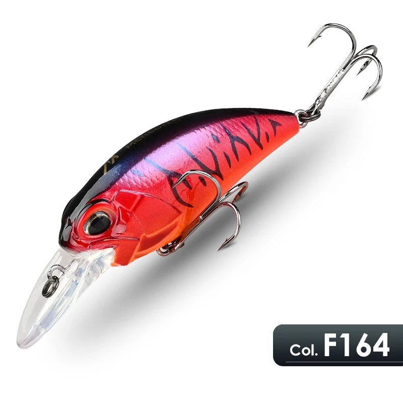 Meredith-isca flutuante dura para pesca, isca wobbler de qualidade profissional, 14g profundidade de 2,0 a 2,5 m, m65, 14g