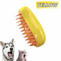 Escova vapor para cães e gatos, pulverizador elétrico para massagem, ferramenta de limpeza de animais de estimação, 3 em 1, sprays elétricos, pentes de massagem