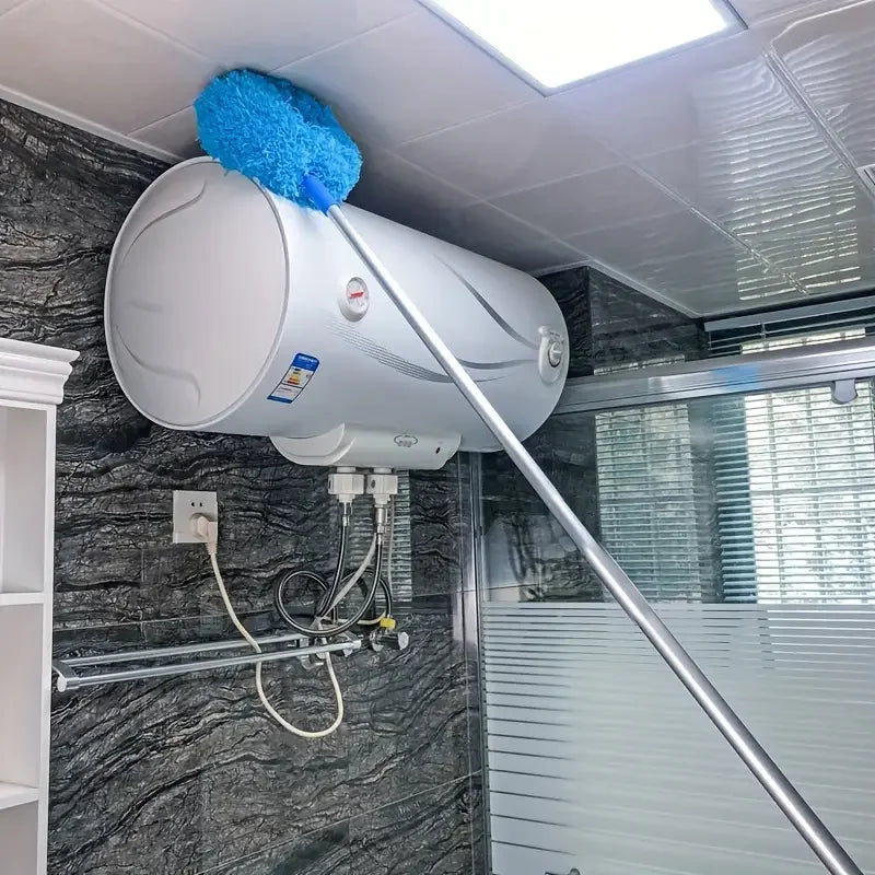 Ventilador de teto limpador espanadores com pólo de extensão escova de remoção de poeira removível teto e ventilador espanador ferramenta de limpeza de ventilador de teto
