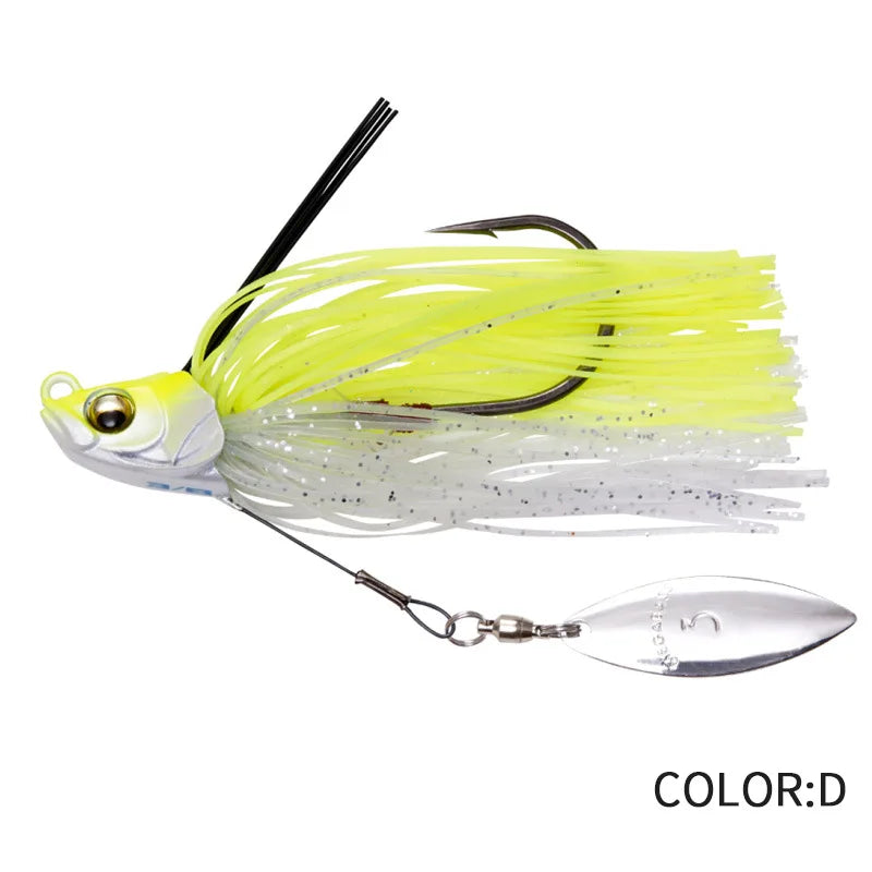 13.5g spinner isca baixo gabarito chatter isca de pesca kit wobblers para baixo equipamento de pesca colher de pesca