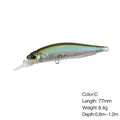 5g 8.4g Isca De Pesca Minnow Wobbler Isca Rozante Suspensão Jerkbait Swimbait Isca Dura Artificial Culter Alburnus Isca