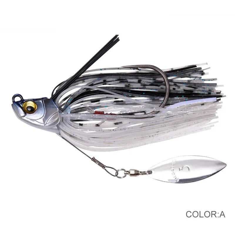 13.5g spinner isca baixo gabarito chatter isca de pesca kit wobblers para baixo equipamento de pesca colher de pesca