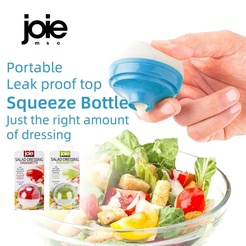 Joie portátil silicone squeeze garrafa salada molho recipientes de armazenamento pequeno mergulho condimento à prova de vazamento molho garrafa cozinha ferramenta