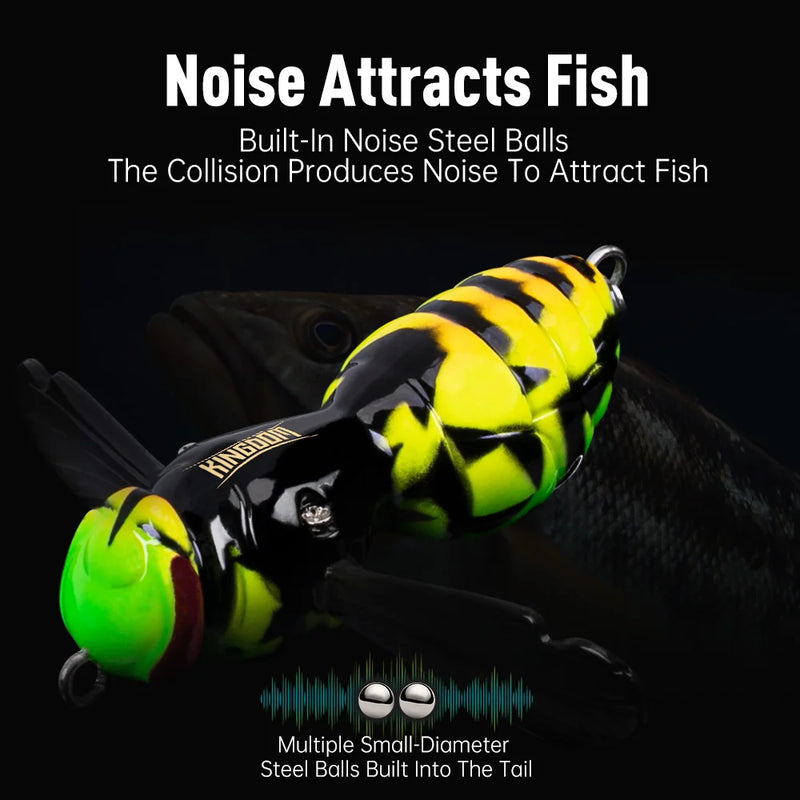 Reino iscas de pesca isca artificial 4.2g 40mm flutuante inseto biônico swimbaits wobblers iscas duras baixo carpa pique enfrentar isca