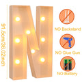 Caixa de quadro de luz led com letras gigantes, 91.5cm, chá de bebê, natal, 1 ° aniversário, festa de casamento, decoração, nome diy, caixa de enchimento de balão