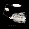 Bazooka 15g 18g spinnerbait isca de pesca fio isca metal spinner buzzbait swimbait gancho peche jig kit saia para baixo pique inverno