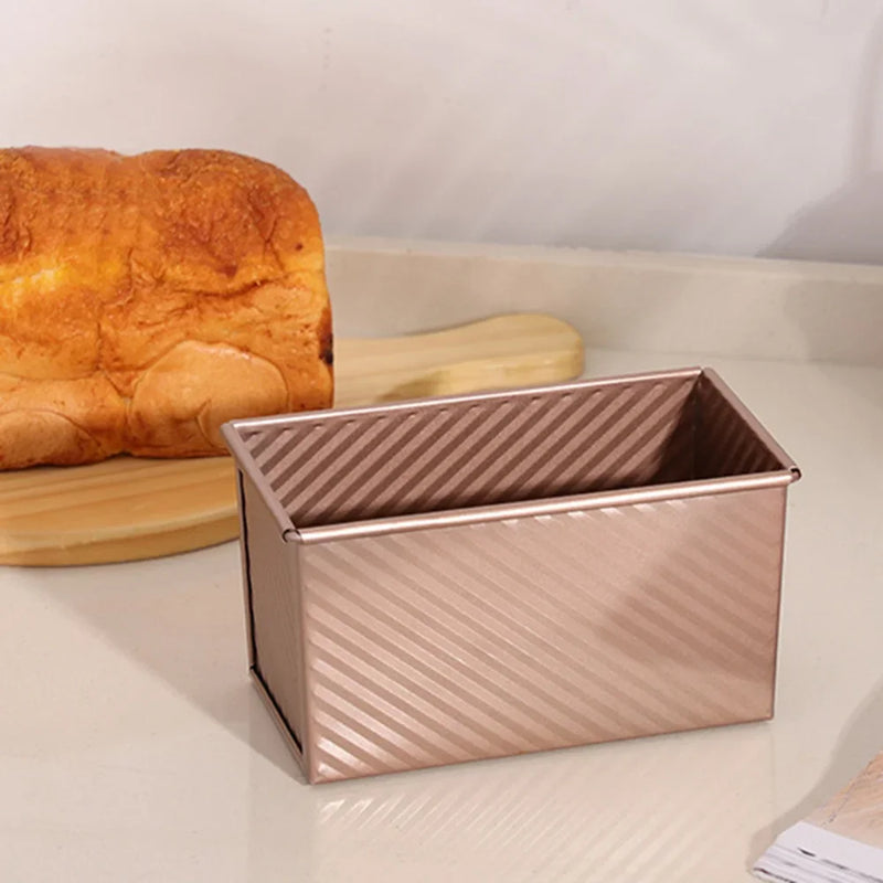 1 pçs molde de torradas assadeira forno de cozimento pão antiaderente caixa de torradas molde de bolo com tampa caixa de torradas antiaderente ferramentas de cozimento em casa