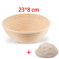 Cesta de impermeabilização de pão de vime, cesta de pão oval, fermentação de massa de vime, banneton de massa fermentada