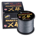 Sougayilang-linha de pesca trançada, tudo para água salgada, pesca marítima, Multifilament PE, 4X, 100 m, 300m, 5 cores, 66LB