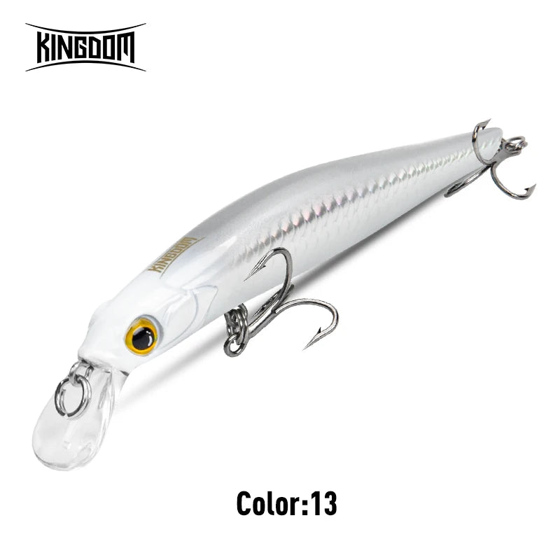 Reino kingart afundando minnow iscas de pesca 6g 9g 14g 18.6g jerkbaits boa ação wobblers fr silêncio iscas duras robalo