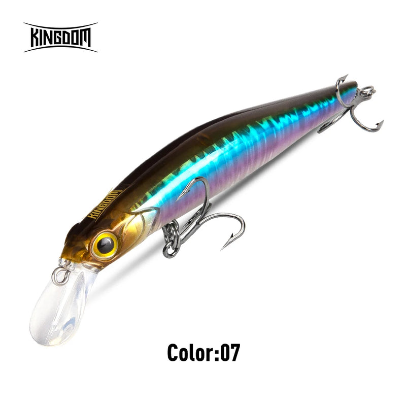 Reino kingart afundando minnow iscas de pesca 6g 9g 14g 18.6g jerkbaits boa ação wobblers fr silêncio iscas duras robalo