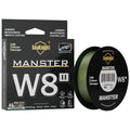 Seaknight marca w8 ii série linhas de pesca 8 tece 500m 300m 150m atualização forte trançado linha pe para pesca em água do mar 15-100lbs