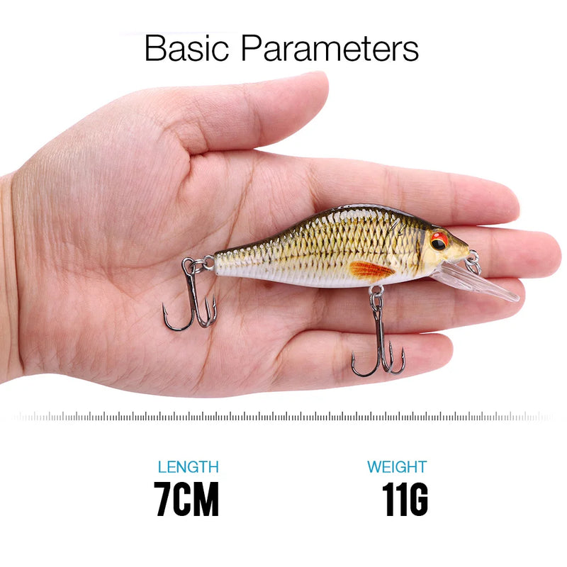 Trehoook 4g/11g/22g preto minnow wobblers pique isca de pesca artificial duro swimbait mini crankbaits equipamento de pesca iscas